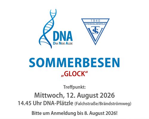 DNA im August | Sommerbesen "Glock"