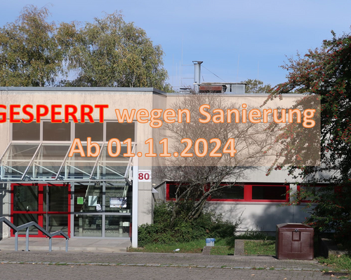 Turnhallen Sanierung startet am 01.11.2024
