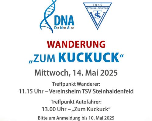 DNA im Mai | "Zom Kuckuck nomol"