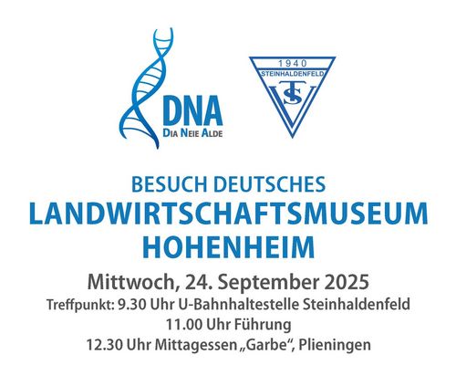 DNA im September | Deutsches Landwirtschaftsmuseum Hohenheim