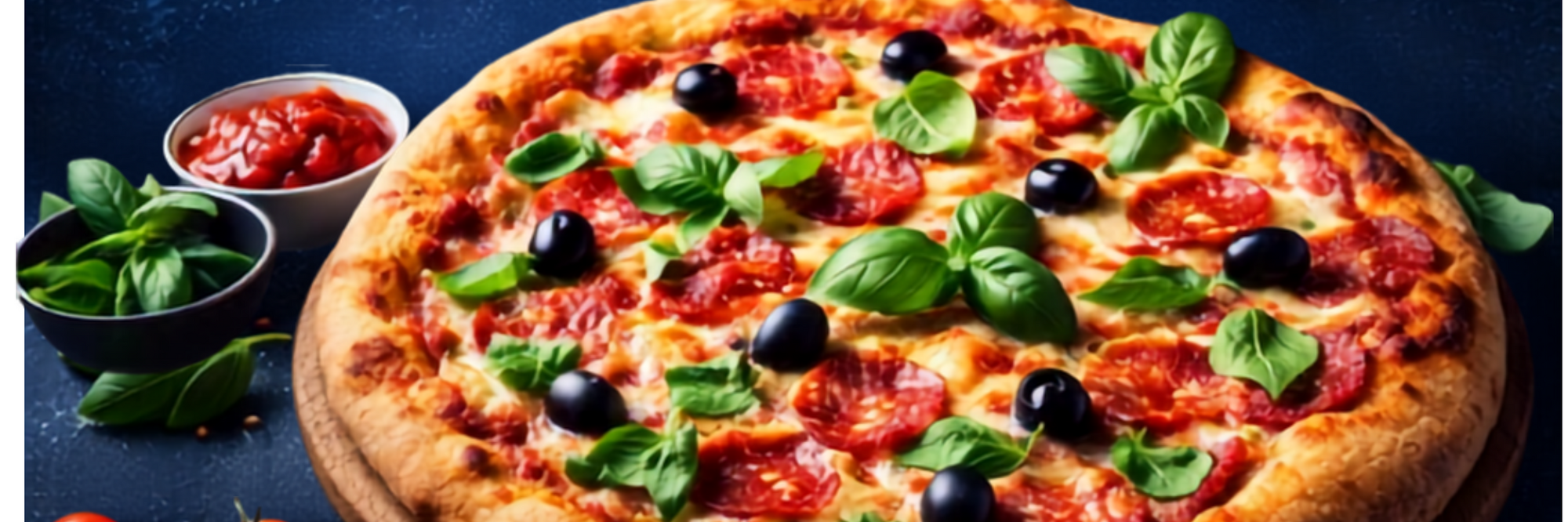 Hausgemachte Pizza